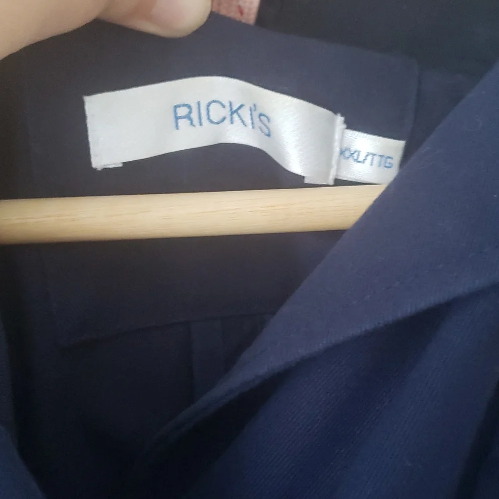 Ricki’s XXL Navy Twill Coat - Picture 3 of 11